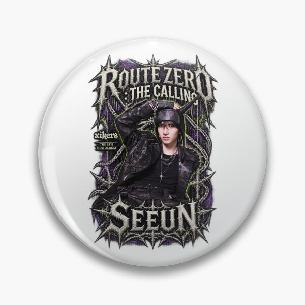 Item preview, Seeun Xikers Route Zero Grunge Spike Typography designed and sold by Valeree Store.