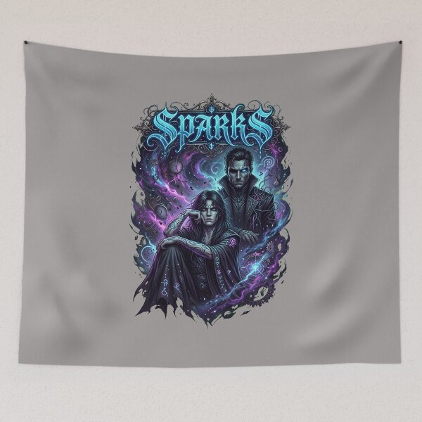 Item preview, SPARKS Duo Stencil Graphic Apparel Item-31 designed and sold by SageBartlett.