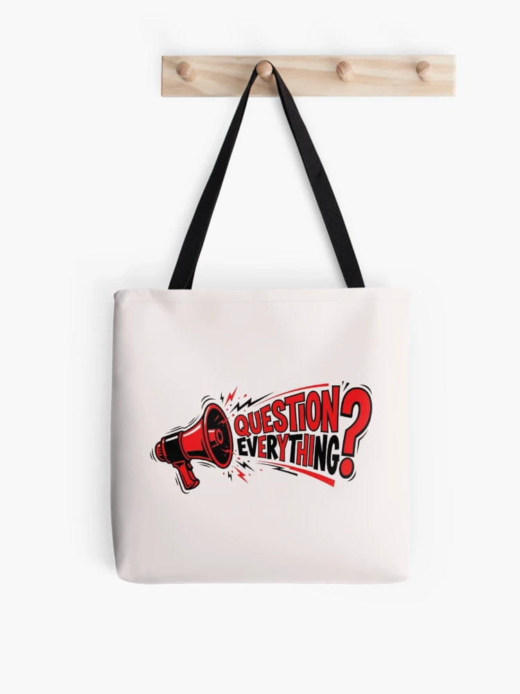 Thumbnail 1 of 2, Tote Bag, Question Everything designed and sold by Monem-RASH.