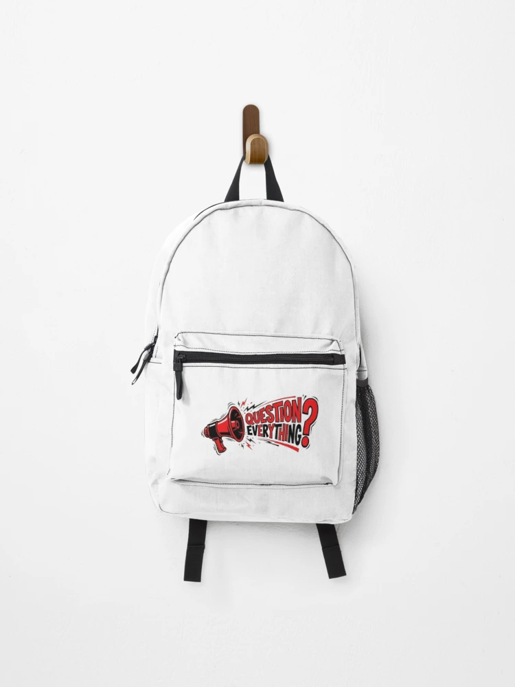 Thumbnail 1 of 3, Backpack, Question Everything designed and sold by Monem-RASH.