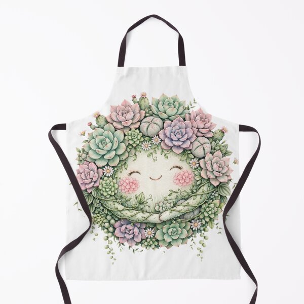 Item preview, The Soft - Pastel Succulent Planet, Kawaii Echeveria Cactus World designed and sold by PrettyCrypt.