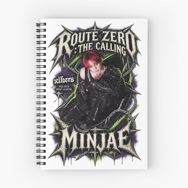 Item preview, Xikers Minjae The Calling Dark Metal Portrait designed and sold by Valeree Store.