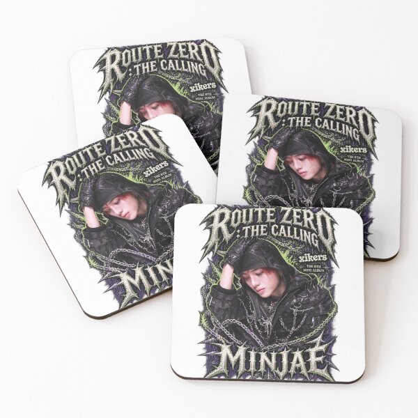 Item preview, Minjae Xikers Route Zero Grunge Spike Typography designed and sold by Valeree Store.