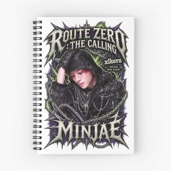 Item preview, Minjae Xikers Route Zero Grunge Spike Typography designed and sold by Valeree Store.