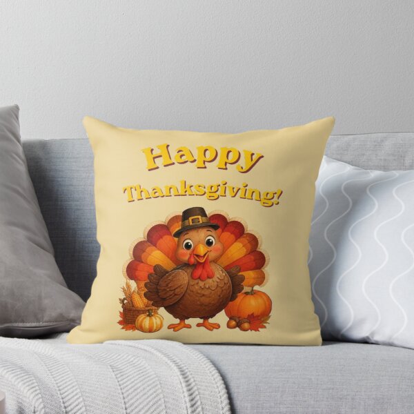 Item preview, Happy Thanksgiving! - Thanksgiving Turkey with Greeting designed and sold by LMoonDesigns.