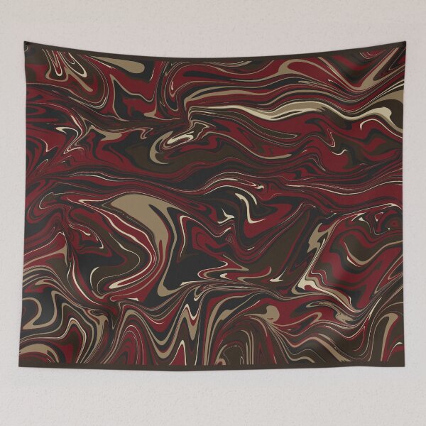 Item preview, Fine Ribbon Oxblood Marbled Swirl designed and sold by footnotes-club.