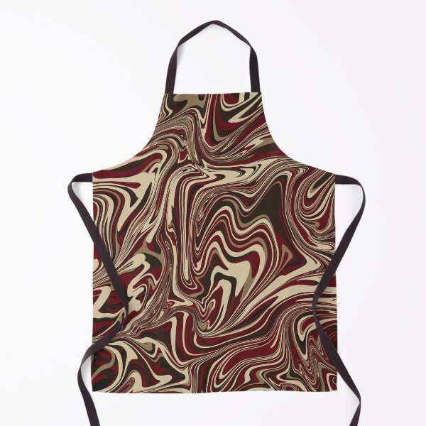 Item preview, Bold Waves Oxblood Marbled Swirl designed and sold by footnotes-club.