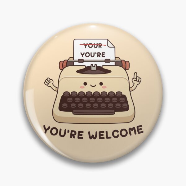 Item preview, Cheeky Proofreader Appreciation Gift – Grammar Police Typewriter designed and sold by Im-Ara.