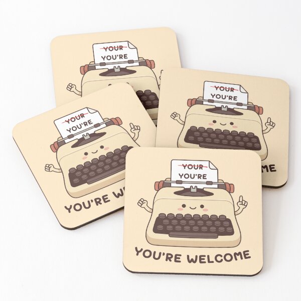 Item preview, Cheeky Proofreader Appreciation Gift – Grammar Police Typewriter designed and sold by Im-Ara.