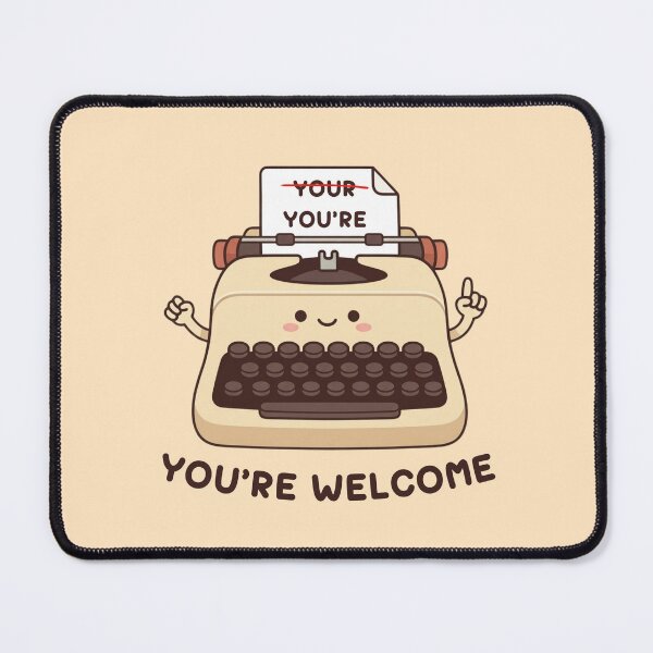 Item preview, Cheeky Proofreader Appreciation Gift – Grammar Police Typewriter designed and sold by Im-Ara.