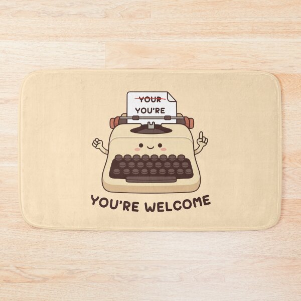 Item preview, Cheeky Proofreader Appreciation Gift – Grammar Police Typewriter designed and sold by Im-Ara.