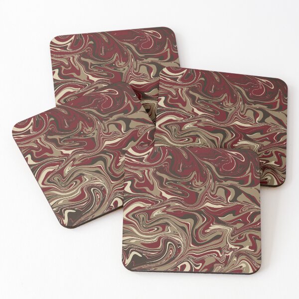Item preview, Oxblood Marbled Swirl designed and sold by footnotes-club.