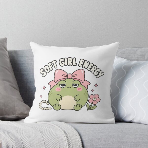 Item preview, Soft Girl Energy Coquette Frog Sticker - Pink Bow Cottagecore Frog	 designed and sold by LearnFunStore.