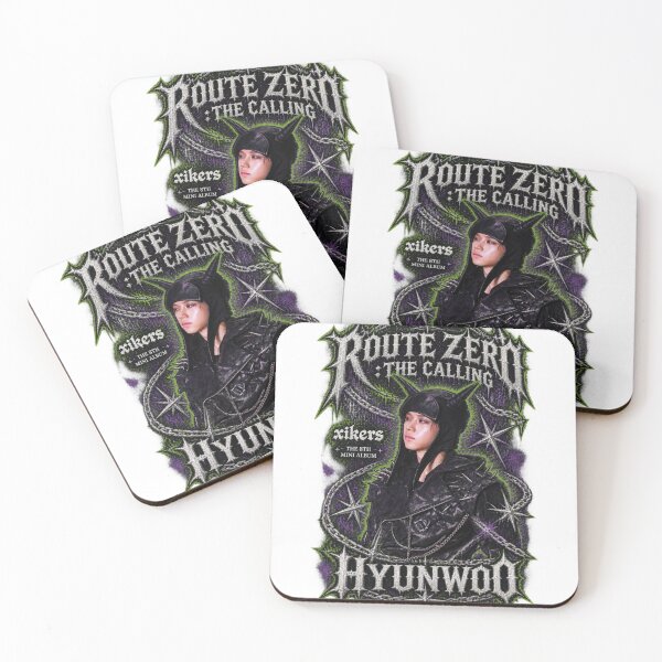 Item preview, Hyunwoo Xikers Route Zero Grunge Spike Typography designed and sold by Valeree Store.