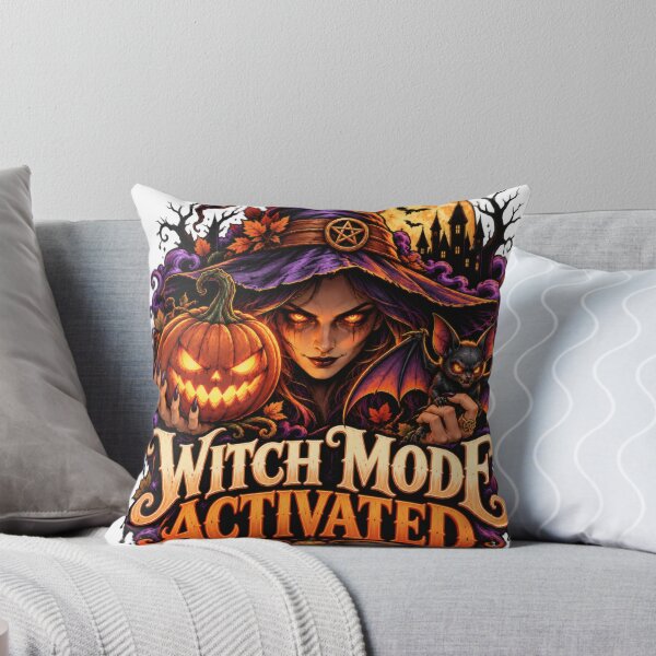 Item preview, Witch Mode Activated – Dark Halloween Witch designed and sold by Azagthoth.