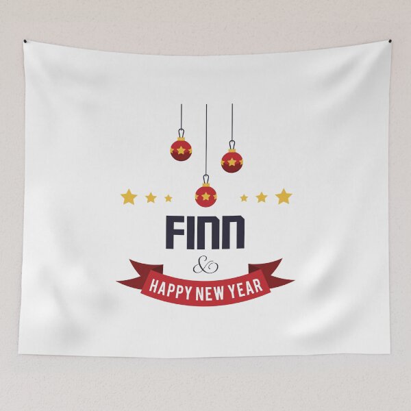 Item preview, Finn Funny Personalized Christmas Name – Cool Custom Holiday Gift for Men and Boys designed and sold by Oussinc.