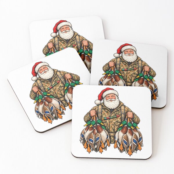 Item preview, Santa Duck Hunting, Christmas Waterfowl Hunter Graphic designed and sold by Tonkhawartwork.