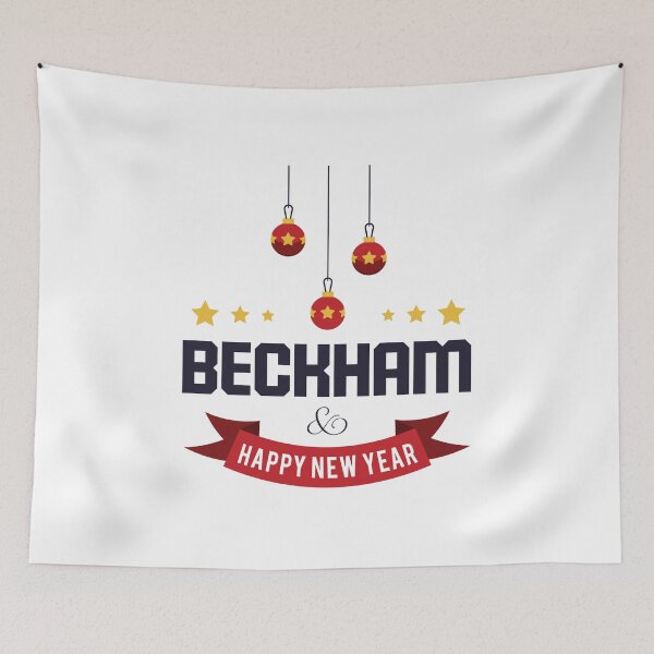 Item preview, Beckham Funny Personalized Christmas Name – Cool Custom Holiday Gift for Men and Boys designed and sold by Oussinc.