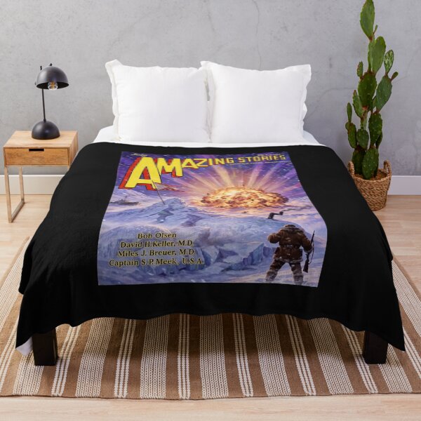 Item preview, Vintage 1929 Sci-Fi Pulp Cover — Arctic Expedition Explosion designed and sold by MagazineZrock66.