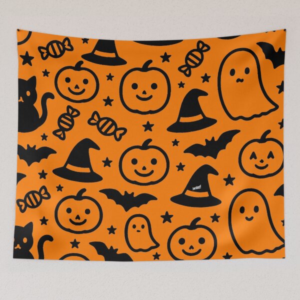Item preview, Orange Halloween Pattern - Trick Or Treat designed and sold by YOFANTZ!.