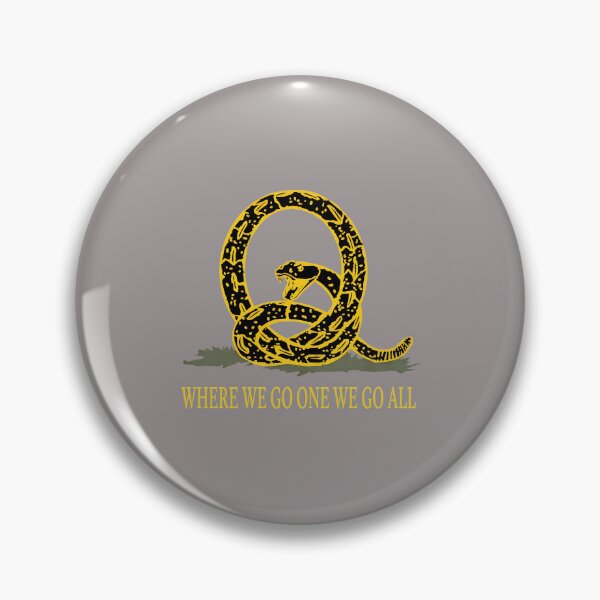 Item preview, Q Snake WWG1WGA Gadsden Flag Style Shirt-3 designed and sold by FritKroger.