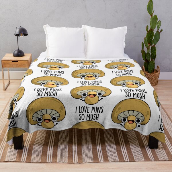 Item preview, I Love Puns So Mush Funny Mushroom Puns designed and sold by read-jetta.