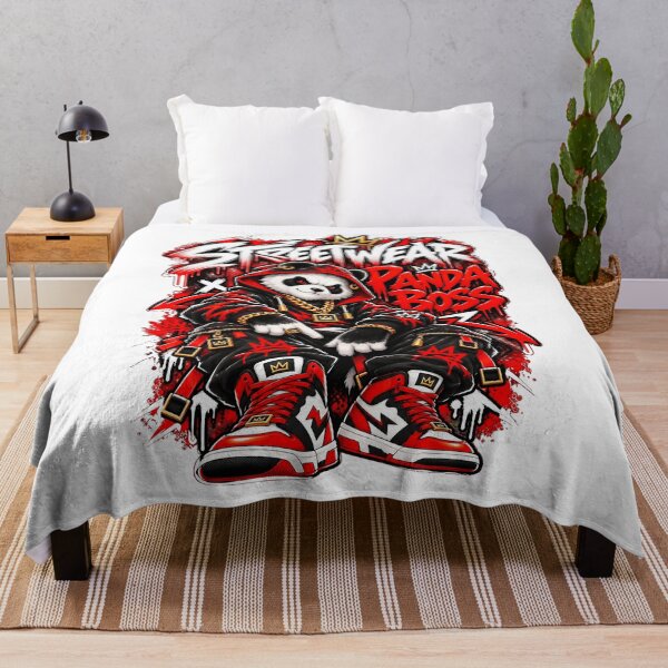 Item preview, Streetwear Panda Boss Urban Graffiti Art designed and sold by BAAKSHOP.