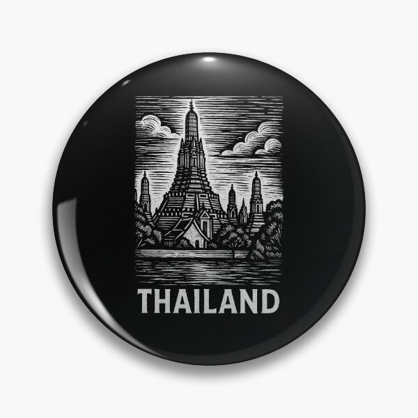 Item preview, Thailand Linocut Style designed and sold by Thistle-TShop.