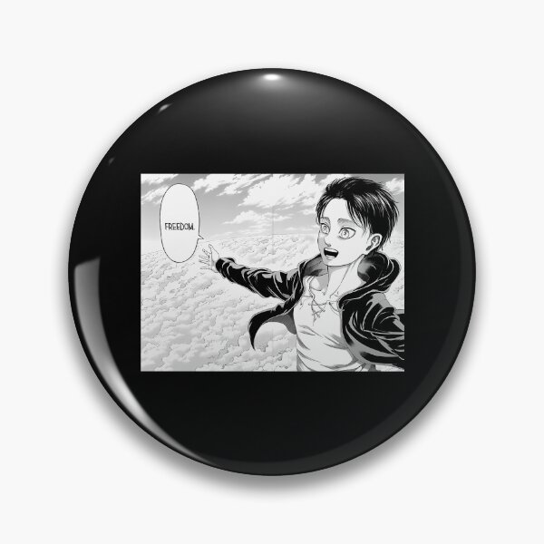 Item preview, Eren Yeager Freedom Sticker designed and sold by brenne-latarsh.