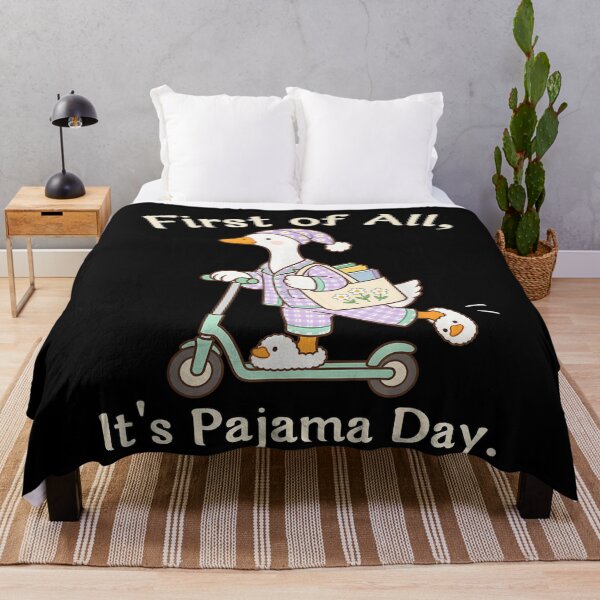 Item preview, Pajama Goose Riding Scooter With School Books designed and sold by Jone Cham.