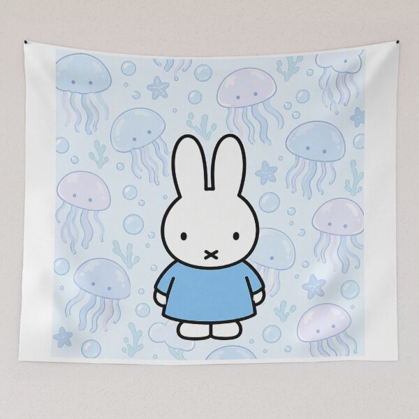 Item preview, Cute Jellyfish Ocean Bunny Illustration Miffy designed and sold by Cozy Moss Studio.