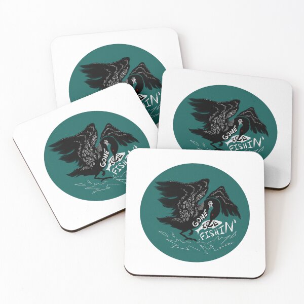 Item preview, Gone Ice Fishin' (Circle) designed and sold by cazares-letisha.