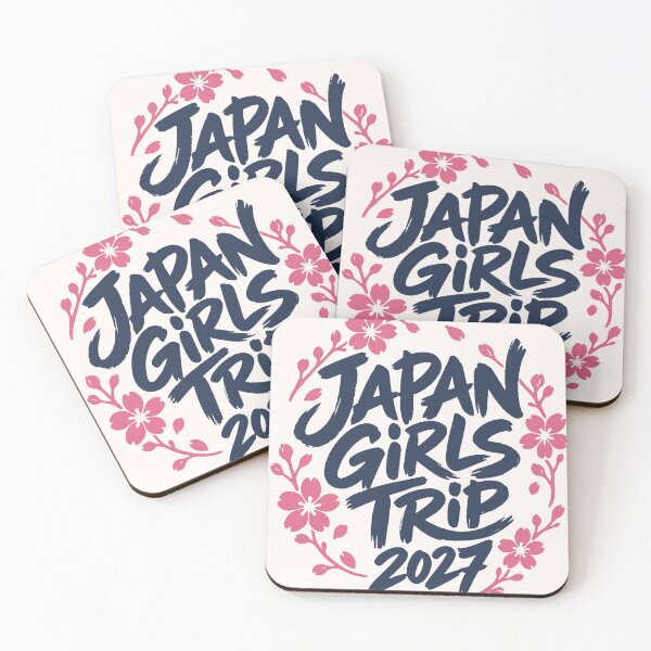 Item preview, Japan Girls Trip 2027 Cherry Blossom designed and sold by Small Kine Prints.