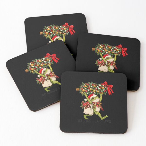 Item preview, Christmas Frog Carrying Tree and Gifts designed and sold by ObukiLantara.