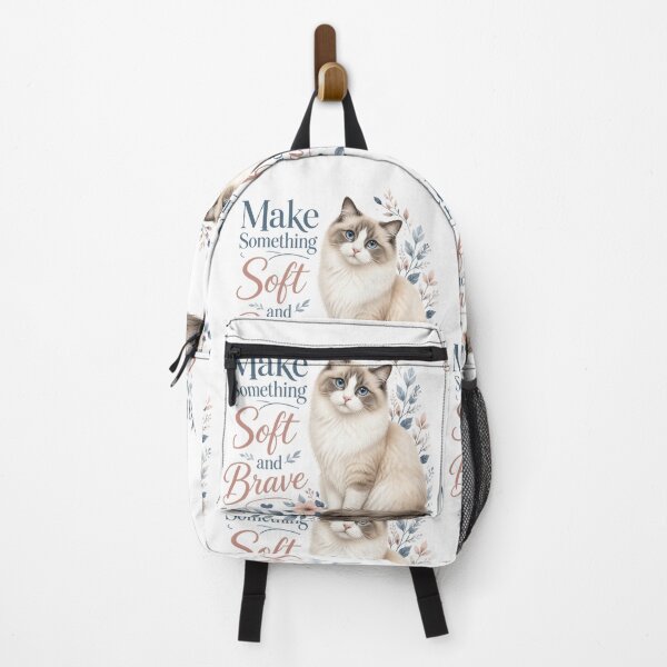 Item preview, Ragdoll Cat – Make Something Soft and Brave designed and sold by PurrBloom Studio.