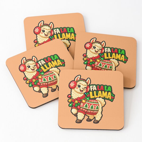 Item preview, Fa La La Llama Lama in Ugly Christmas Sweater designed and sold by LV-creator.