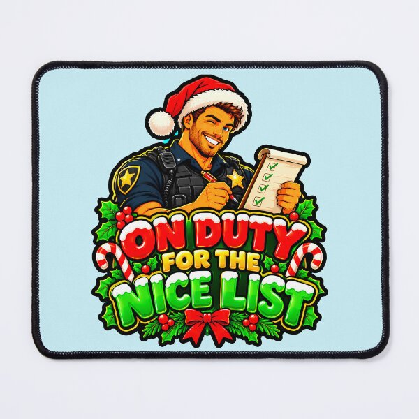 Item preview, On Duty For The Nice List Christmas Police designed and sold by LV-creator.