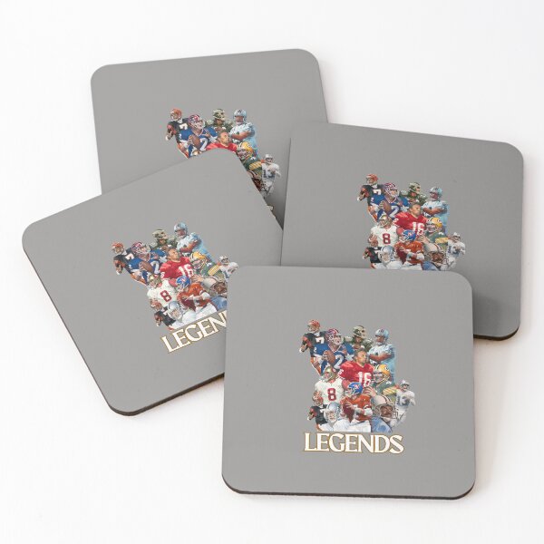 Item preview, Quarterback Legends Collage Tribute Art-36 designed and sold by HeinzBock.