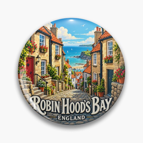 Item preview, Robin Hood's Bay England: Vintage Yorkshire Village designed and sold by CircinusStore.