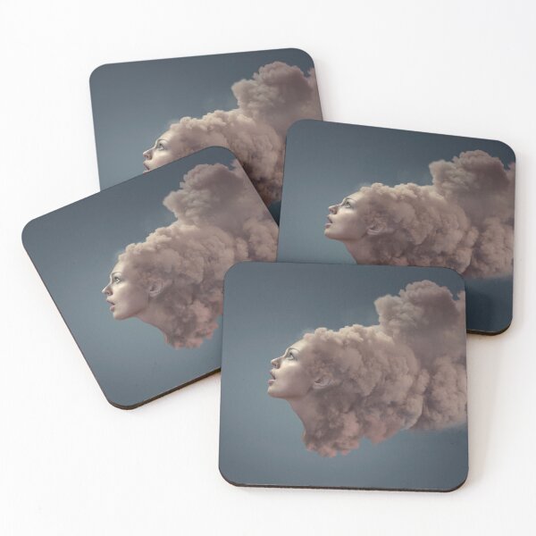Item preview, Woman Profile Dissolving Into Pink Cloud Smoke designed and sold by Vizerskaya.