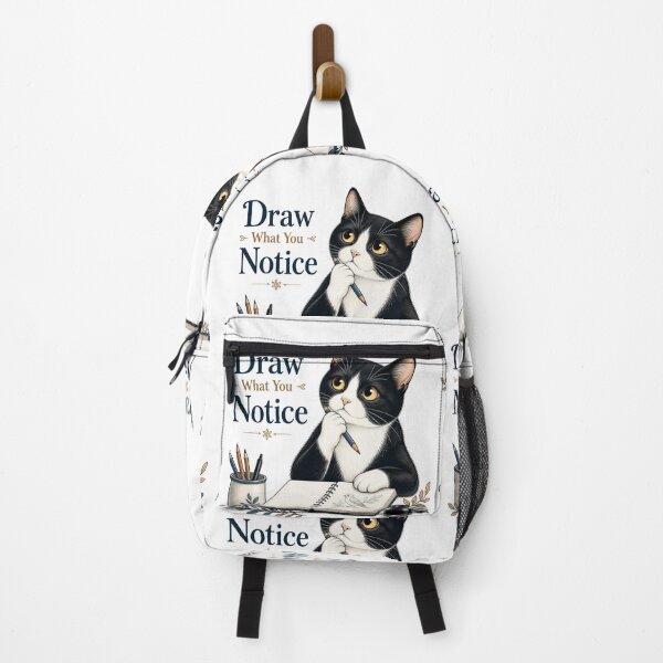 Item preview, Tuxedo Cat – Draw What You Notice designed and sold by PurrBloom Studio.