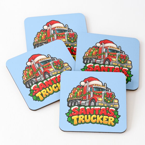 Item preview, Santa's Trucker Decorated Christmas Truck designed and sold by LV-creator.