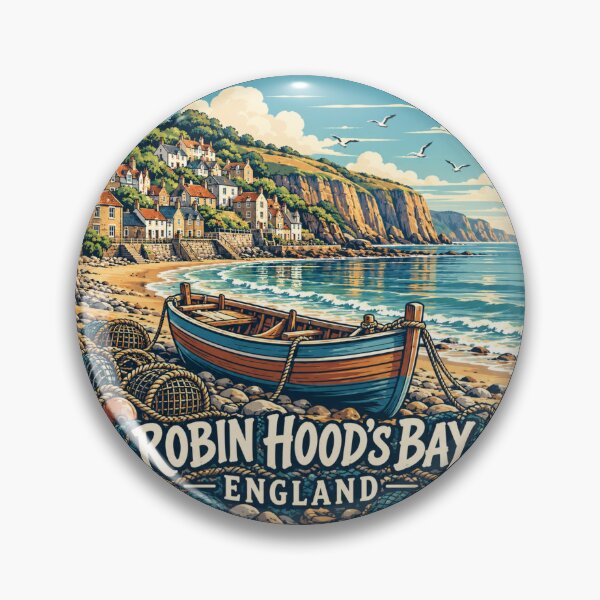 Item preview, Robin Hood's Bay England: Vintage Fishing designed and sold by CircinusStore.