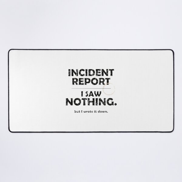 Item preview, Funny Incident Report Design for Daycare Teachers - Black Version designed and sold by Bethna.