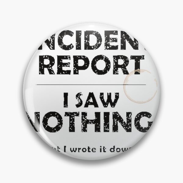 Item preview, Funny Incident Report Design for Daycare Teachers - Black Version designed and sold by Bethna.