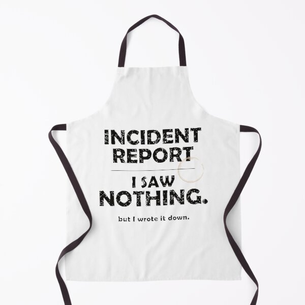 Item preview, Funny Incident Report Design for Daycare Teachers - Black Version designed and sold by Bethna.