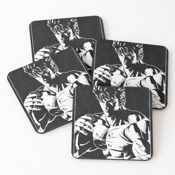 Item preview, KENSHIRO - Fist of the North Star (Black and White) designed and sold by FamousWeirdosRB.