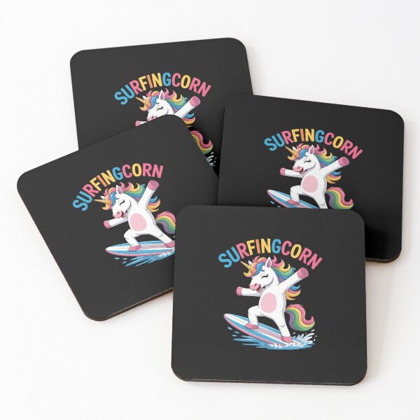 Item preview, Unicorn And Surfing Lover Summer Beach designed and sold by Bizartee.