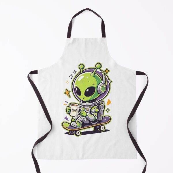 Item preview, Alien Drinking Coffee Outer Space designed and sold by poell7072.