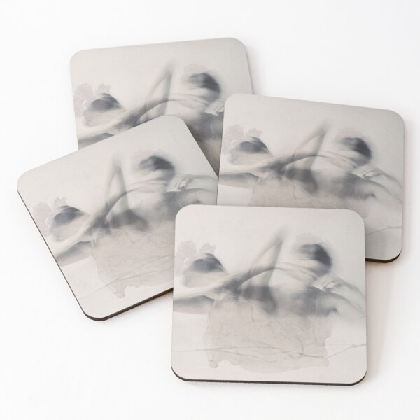 Item preview, Minimalist Blurred Motion Portrait In Black and White designed and sold by Vizerskaya.